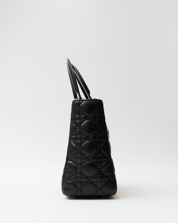 Dior Lady Dior Medium Black Bag