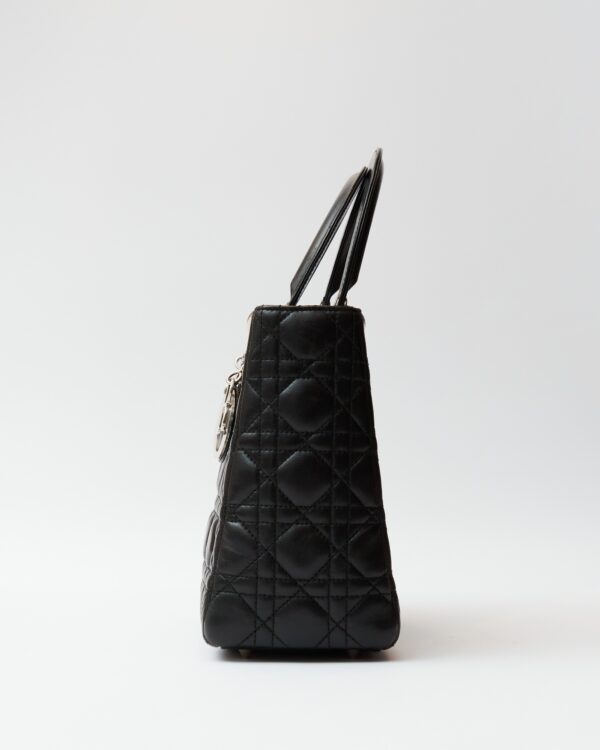 Dior Lady Dior Medium Black Bag