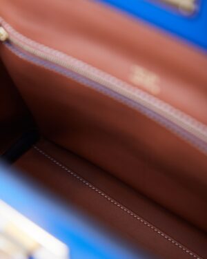 Hermès 24/24 29 Royal Blue Fauve GHW