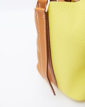 Hermès Picotin 18 Sesame Lime Clemence PHW
