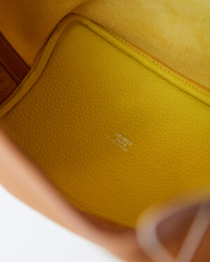 Hermès Picotin 18 Sesame Lime Clemence PHW