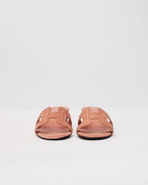 Hermès Oasis Rose Aube with Glitters Sandal 37