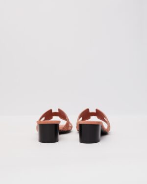 Hermès Oasis Rose Aube with Glitters Sandal 37