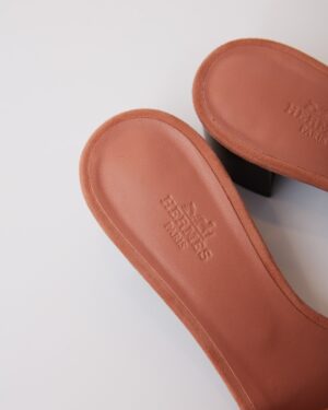 Hermès Oasis Rose Aube with Glitters Sandal 37