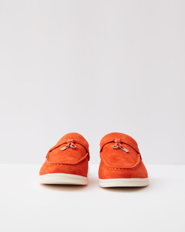 Charms Walk Babouche Orange Loafers