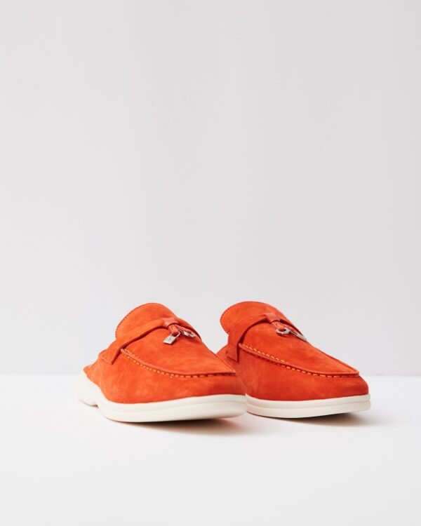 Charms Walk Babouche Orange Loafers
