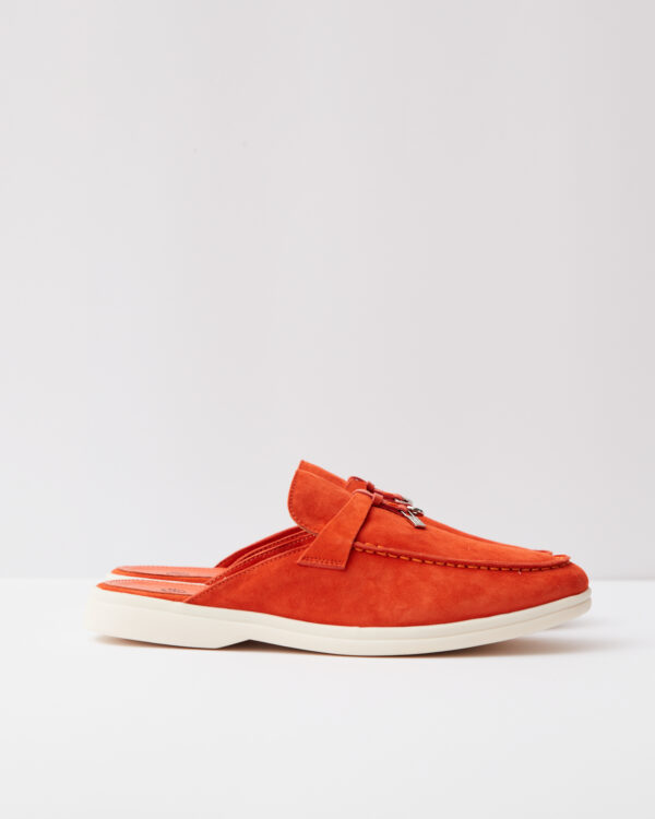 Charms Walk Babouche Orange Loafers