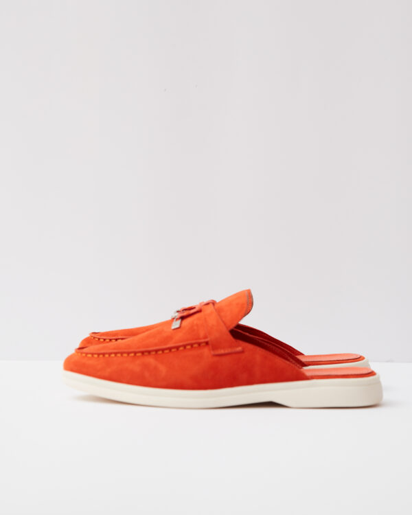 Charms Walk Babouche Orange Loafers