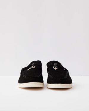 Charms Walk Babouche Black Loafers