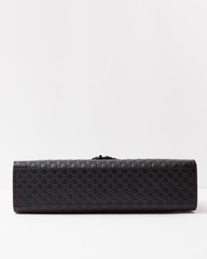 Gucci Emily Guccissima Black Chain Shoulder Bag