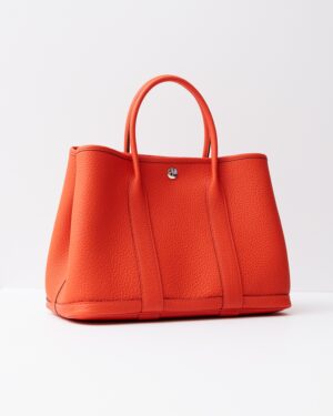 Hermès Garden Party 30 Veau Negonda Capucine PHW