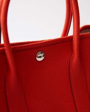 Hermès Garden Party 30 Veau Negonda Capucine PHW