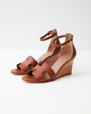 Hermès Legend Gold Sandal 38