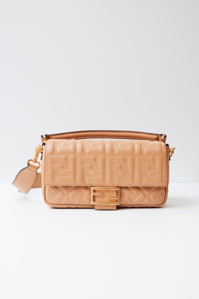 Fendi Baguette Beige Nappa