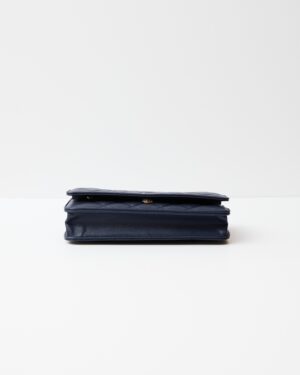 Chanel Wallet on Chain Navy Blue Caviar GHW
