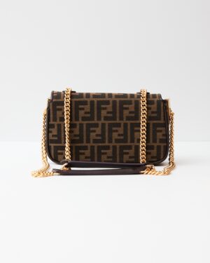 Fendi Baguette Chain Midi Brown