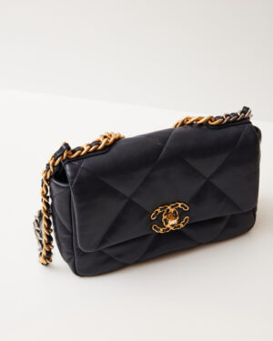 Chanel Chanel 19 Flap Navy Blue Lambskin