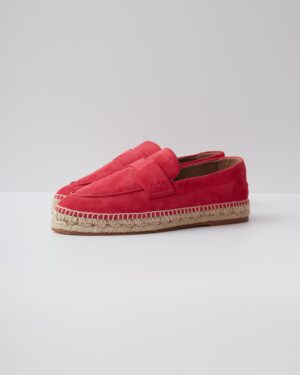 Hermès Trip Rose Framboise Espadrille 38