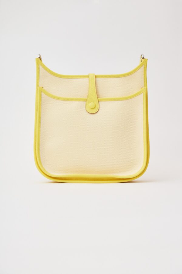 Hermès Evelyne 29 Ecru-Citron Lime PHW