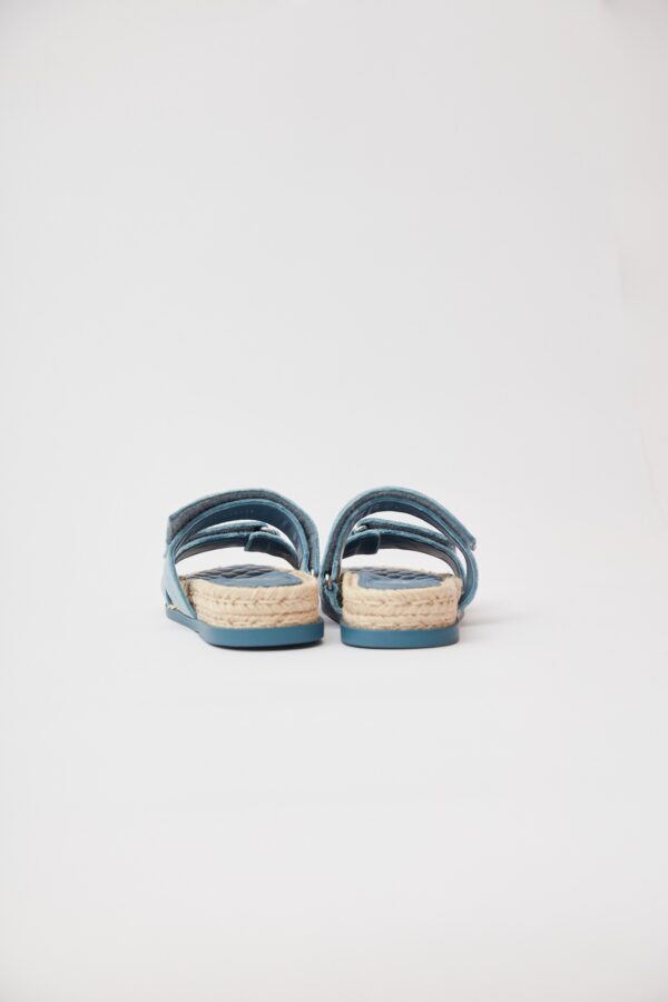 Chanel Velvet Blue Mules 37