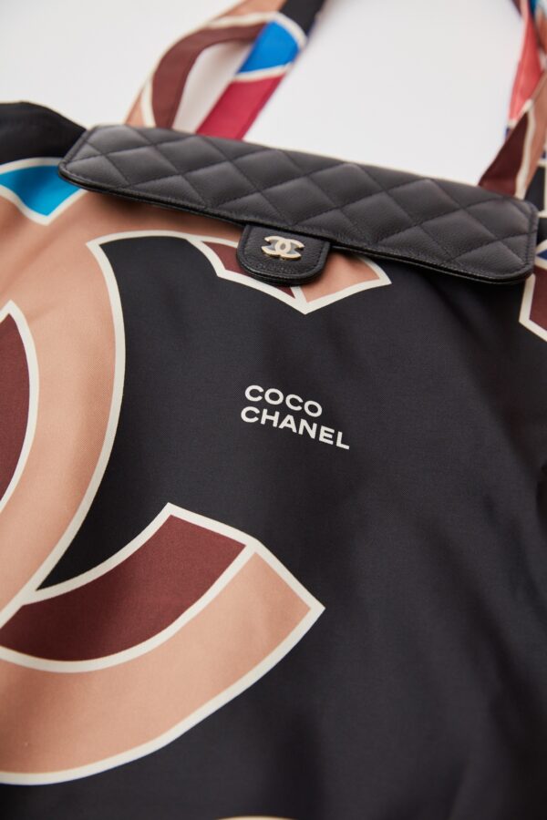 Chanel Foldable Tote Bag With Chain