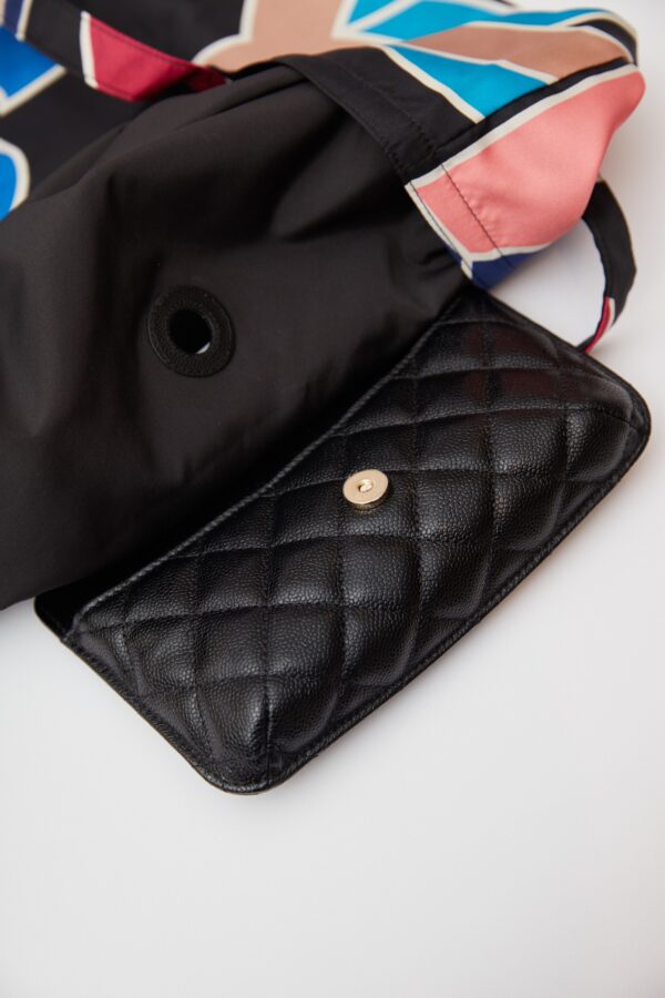 Chanel Foldable Tote Bag With Chain