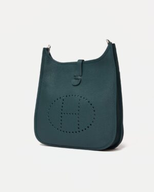 Hermès Evelyne 29 Vert Cypress Clemence PHW