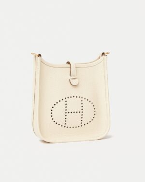 Hermès Mini Evelyne 16 Nata Clemence GHW