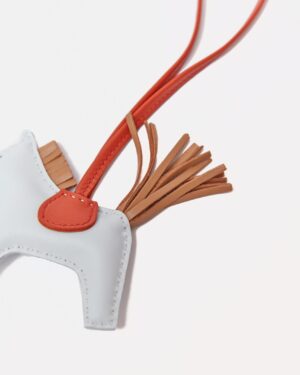 Hermès Grigri Rodeo Horse Bleu Brume/Chai/Cornaline PM