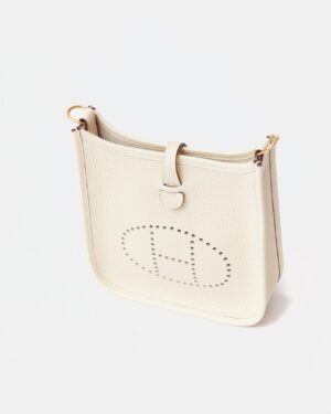 Hermès Mini Evelyne 16 Nata Clemence GHW