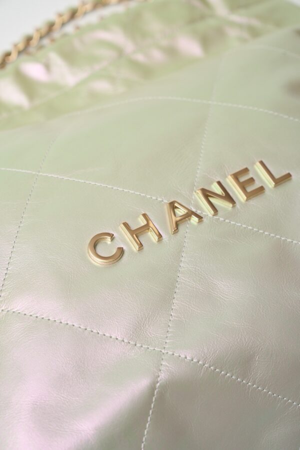 Chanel Chanel 22 Light Green Lambskin GHW