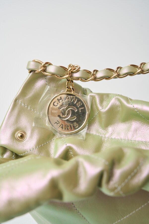 Chanel Chanel 22 Light Green Lambskin GHW
