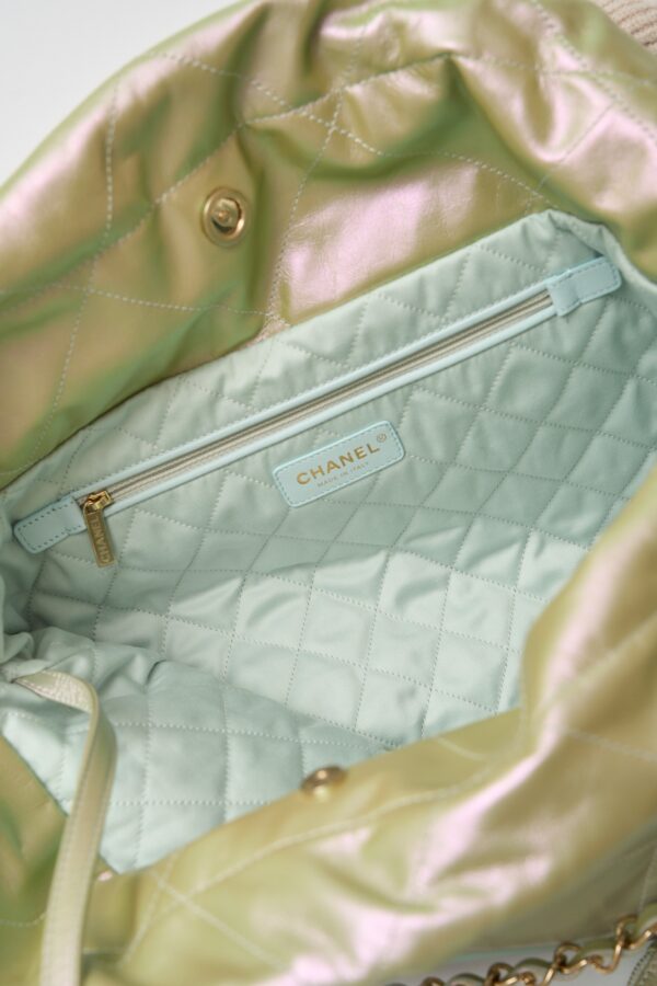 Chanel Chanel 22 Light Green Lambskin GHW