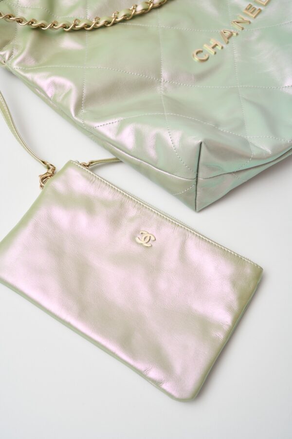 Chanel Chanel 22 Light Green Lambskin GHW