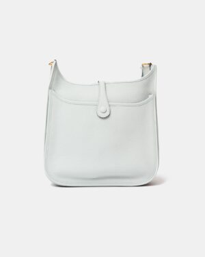 Hermès Evelyne 29 Bleu Pale Clemence GHW