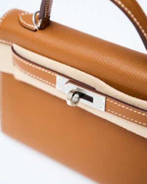 Hermès Mini Kelly 20 Gold Epsom PHW