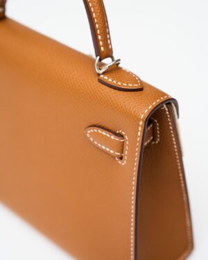Hermès Mini Kelly 20 Gold Epsom PHW