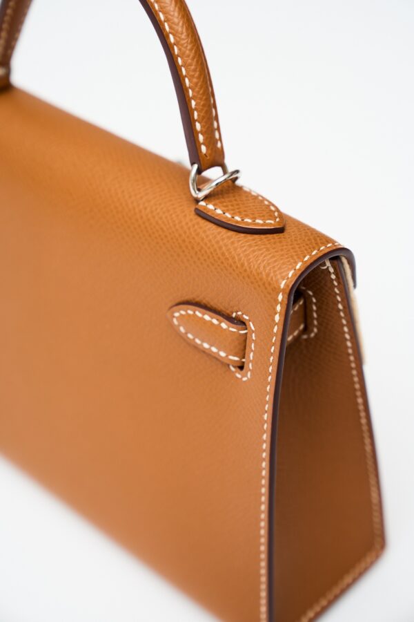 Hermès Mini Kelly 20 Gold Epsom PHW