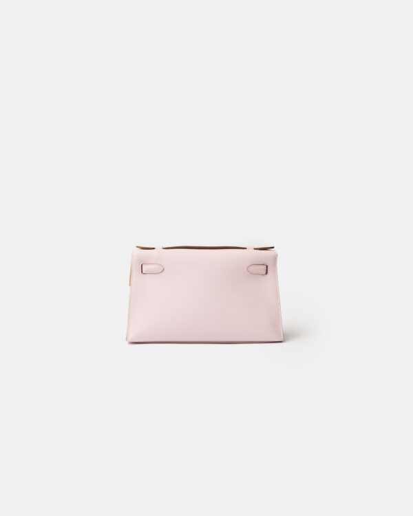 Hermès Kelly Pochette Mauve Pale Swift PHW