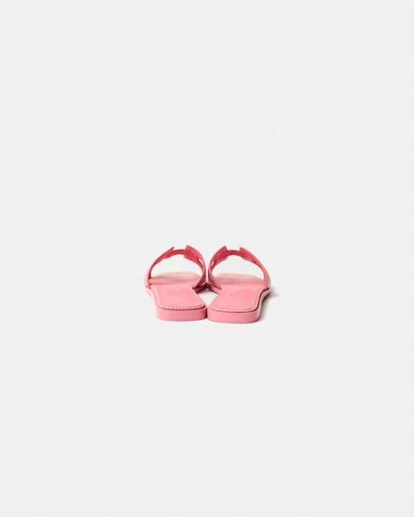 Hermès Oran Rose Jaipur Lizard Sandal 38