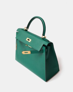 Hermès Kelly 28 Malachite Epsom GHW