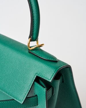 Hermès Kelly 28 Malachite Epsom GHW