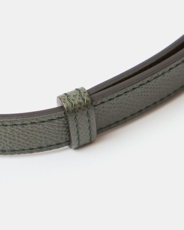 Hermès Kelly Belt 18 Vert Olive Epsom RGHW