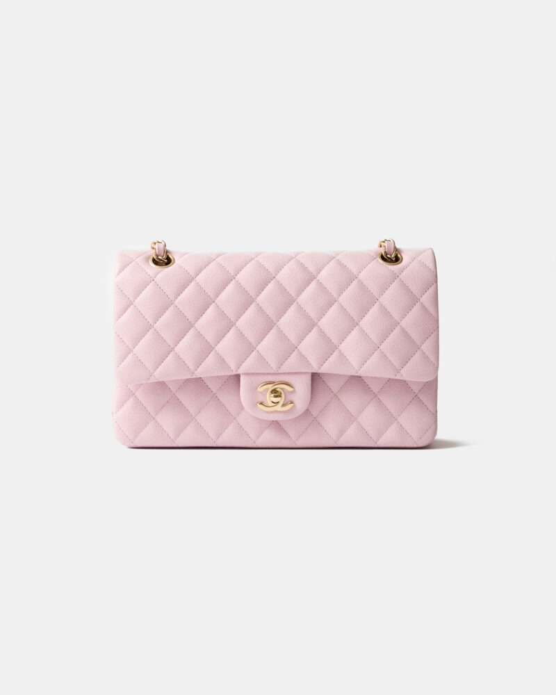 Chanel Classic Double Flap Medium Pink Caviar GHW