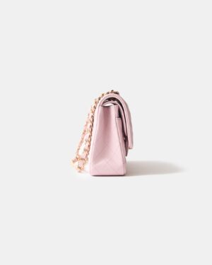 Chanel Classic Double Flap Medium Pink Caviar GHW