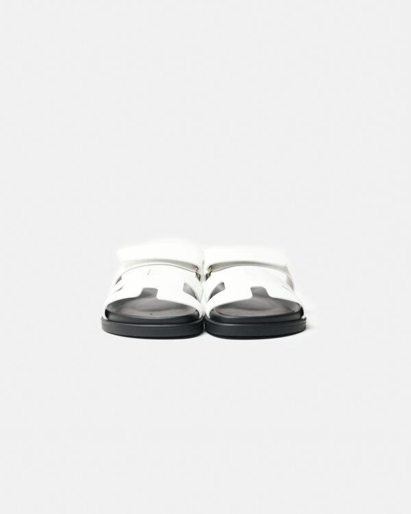 Hermès Chypre White Sandal 36.5