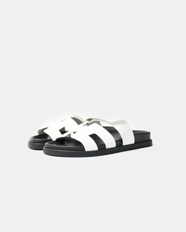 Hermès Chypre White Sandal 36.5