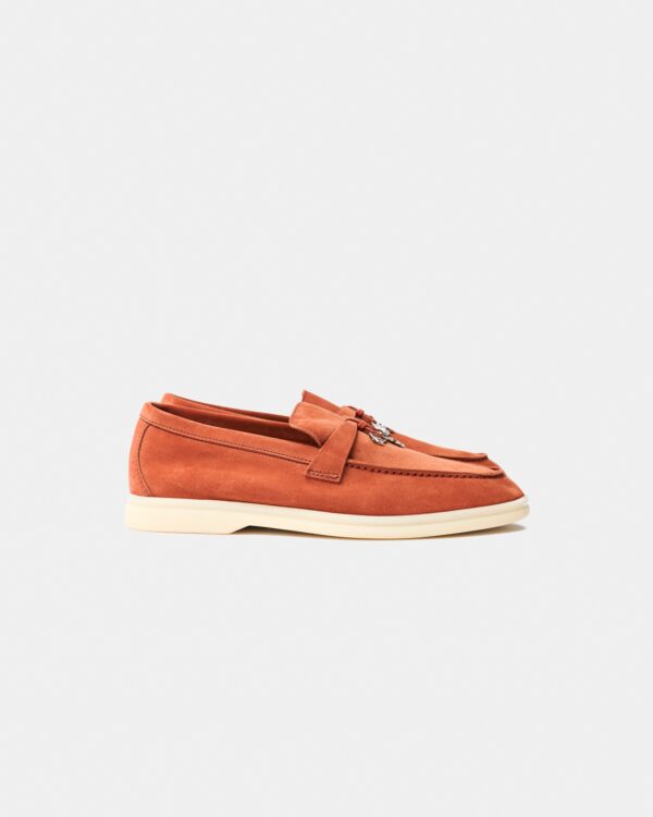 Summer Nautical Charms Walk Orange Loafers
