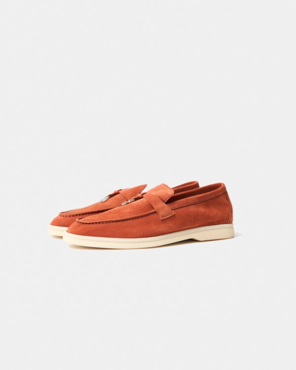 Summer Nautical Charms Walk Orange Loafers