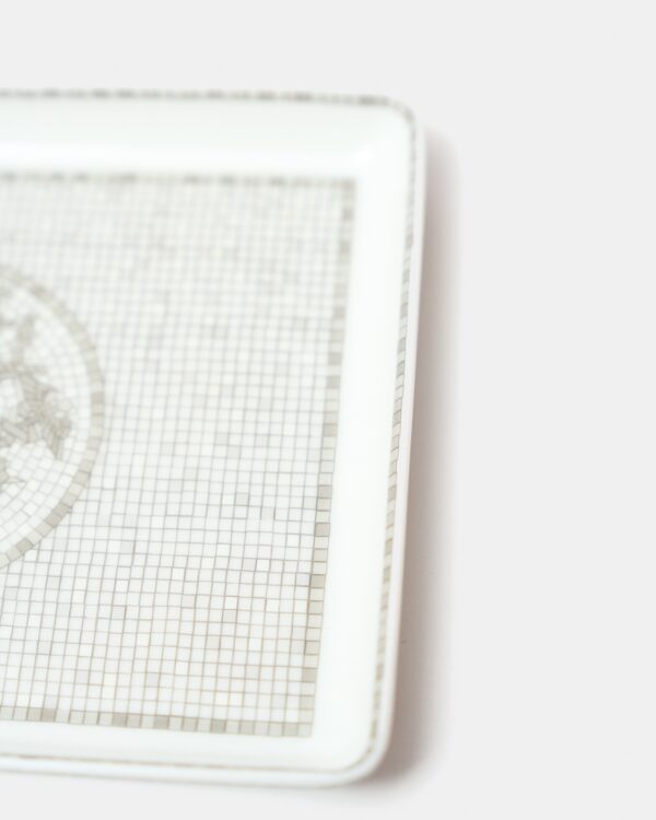 Hermès Mosaique au 24 Platinum Tray, Small Model